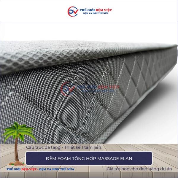 Đệm foam tổng hợp Massage Elan 3